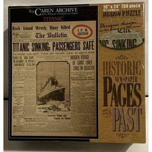 NEW Americana Souvenirs RMS Titanic Newspaper 750